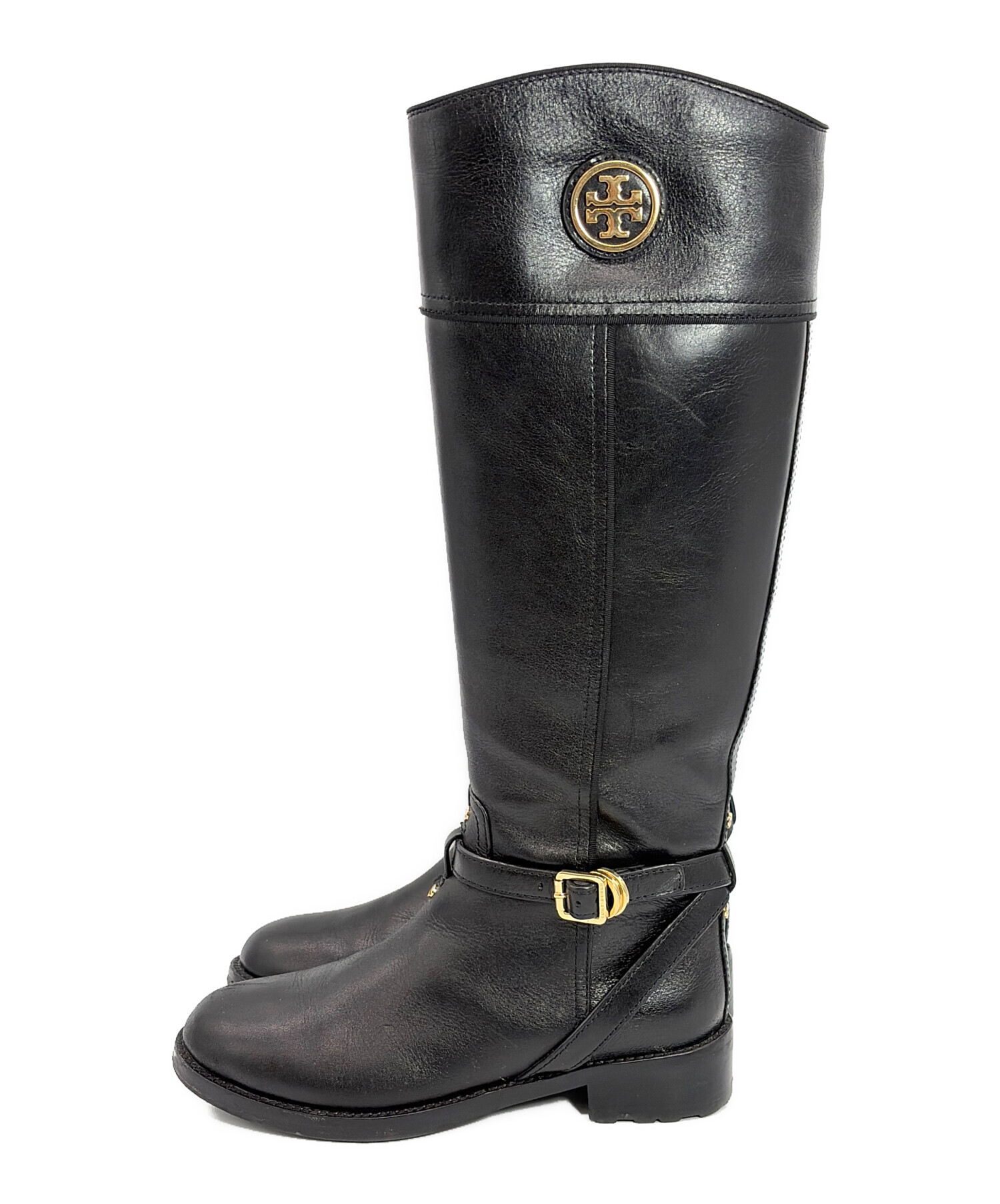 中古・古着通販】TORY BURCH (トリーバーチ) ロングブーツ ブラック