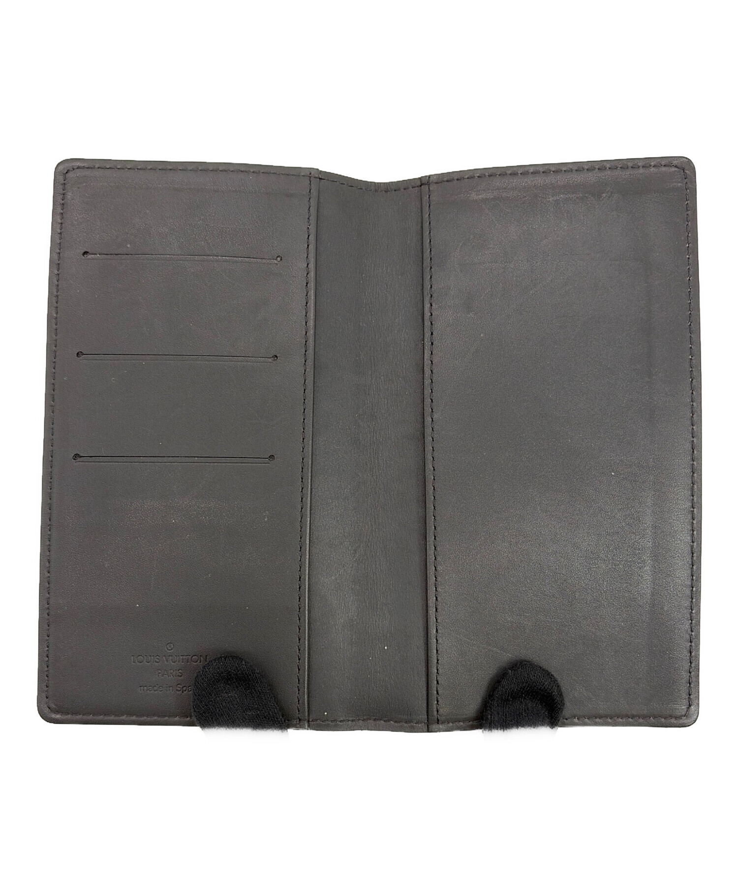 【未使用】Louis Vuitton グレー 手帳型ケース 中古・古着通販】LOUIS VUITTON (ルイ ヴィトン) 手帳カバー グレー