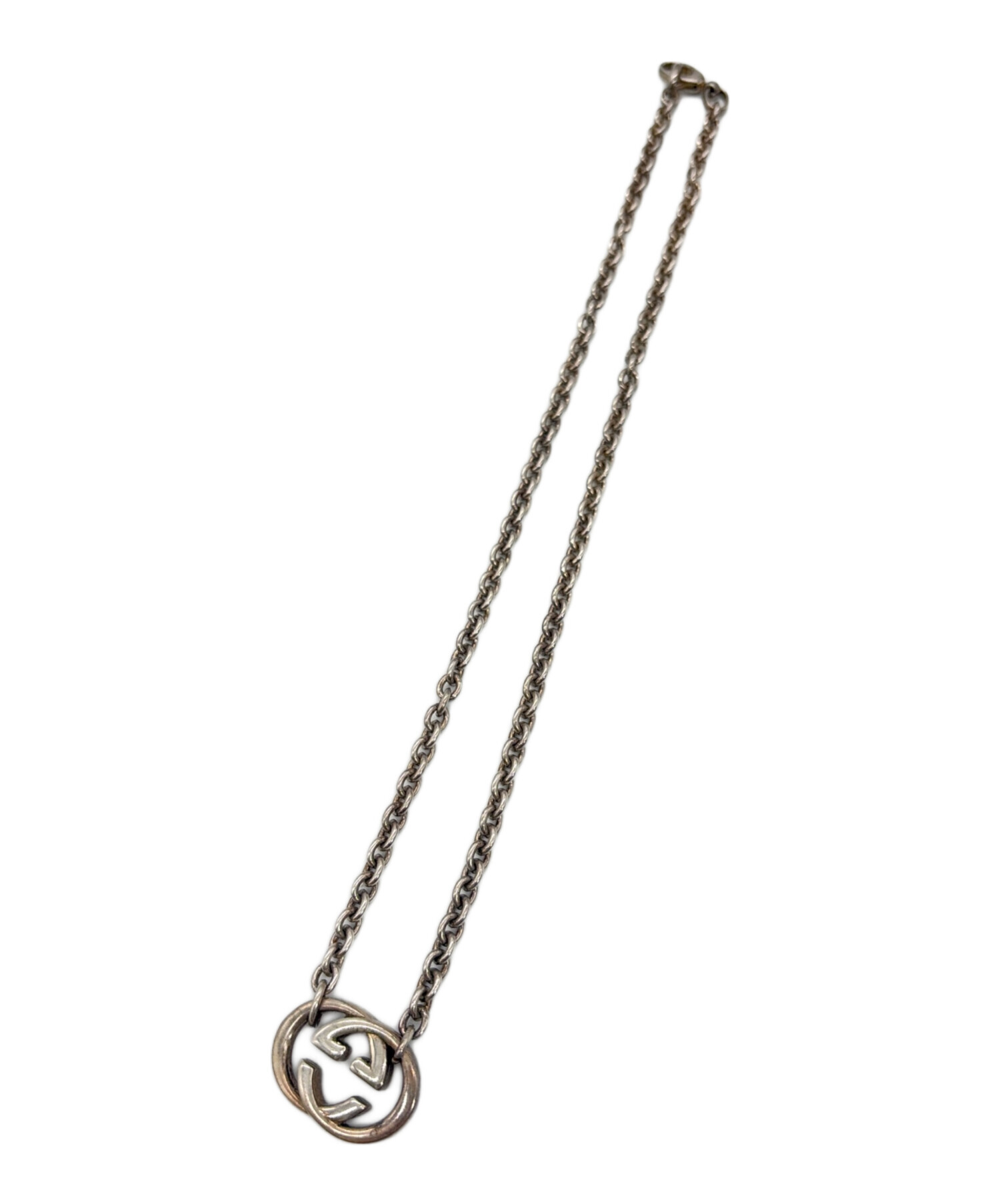 中古・古着通販】GUCCI (グッチ) シルバーネックレス シルバー