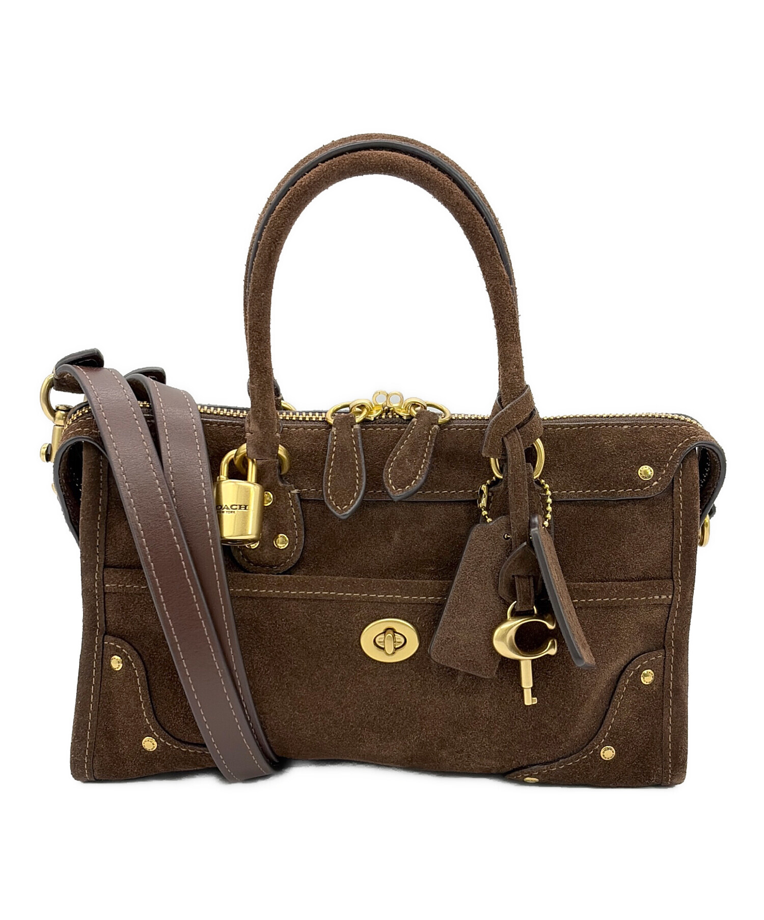 中古・古着通販】COACH (コーチ) ライダー サッチェル バッグ 24