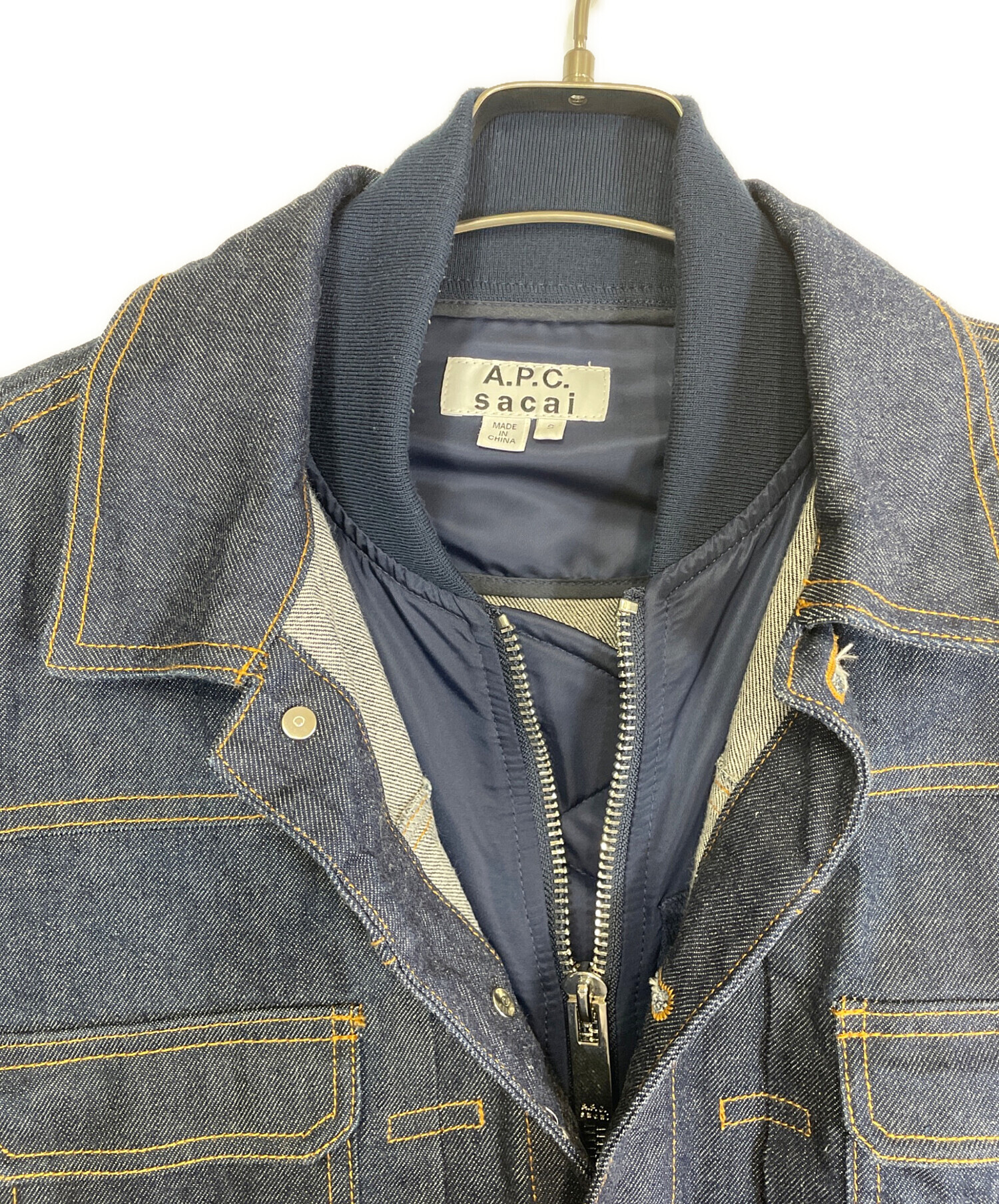 中古・古着通販】A.P.C. (アーペーセー) sacai (サカイ) ドッキング