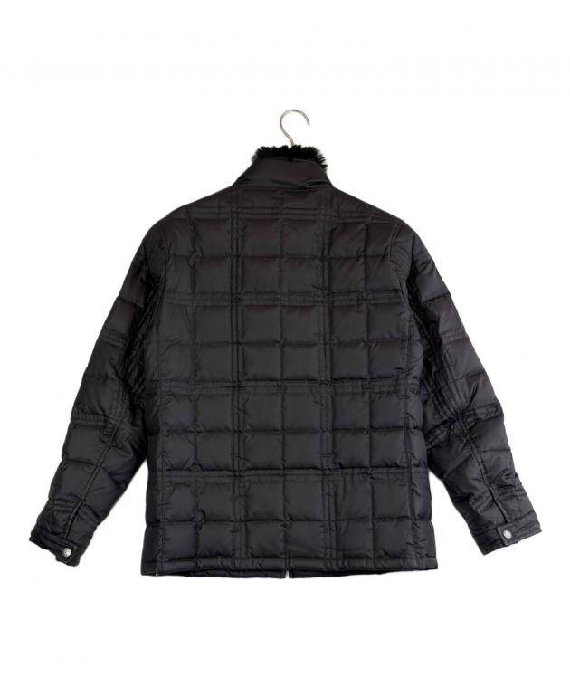 BURBERRY BLACK LABEL ダウンジャケット ブラック 中古・古着通販】BURBERRY BLACK LABEL (バーバリーブラックレーベル