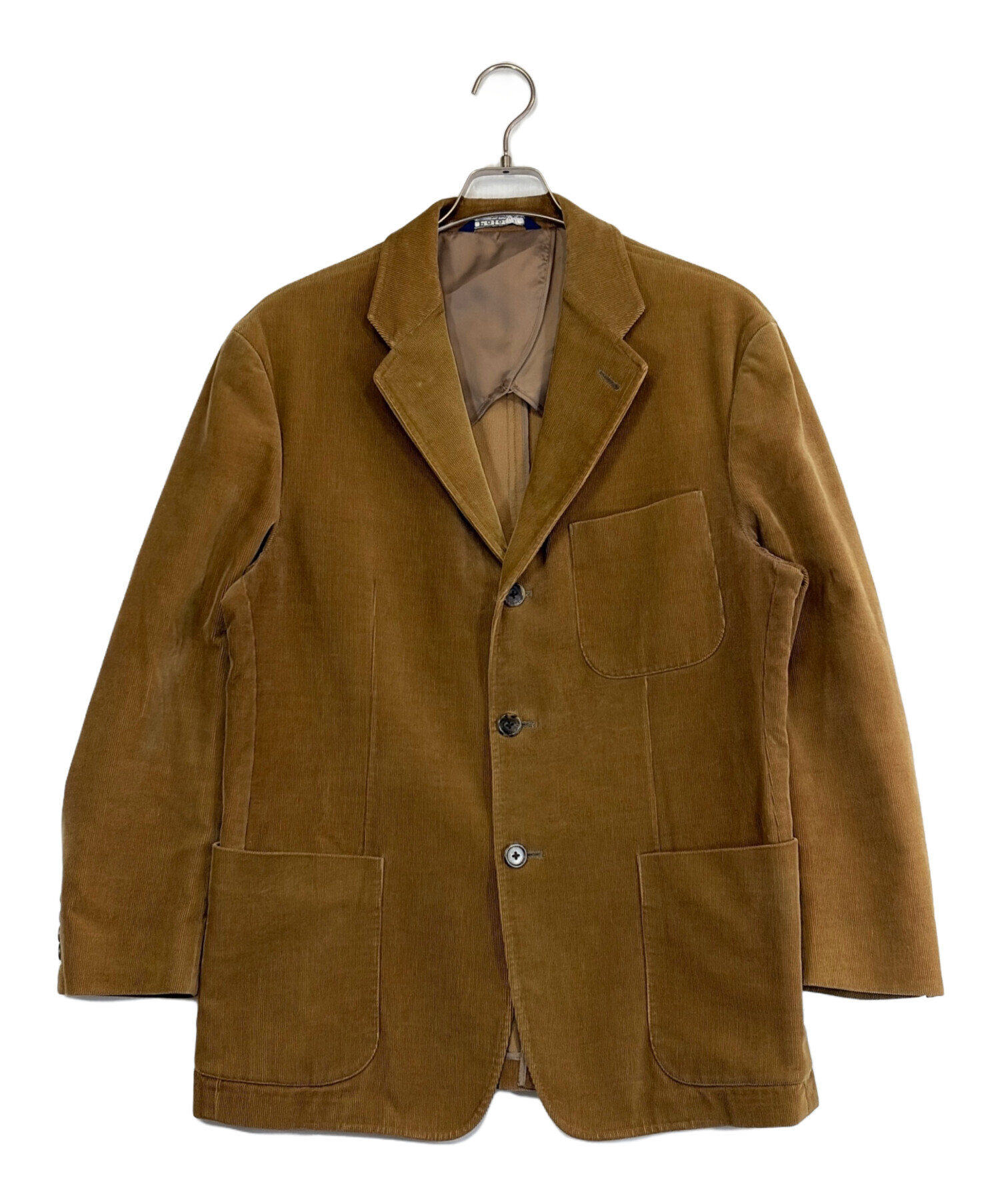 ポロ ラルフローレン 美品 テーラード ジャケット ブラウン L〜XL程 中古・古着通販】POLO RALPH LAUREN (ポロ・ラルフローレン