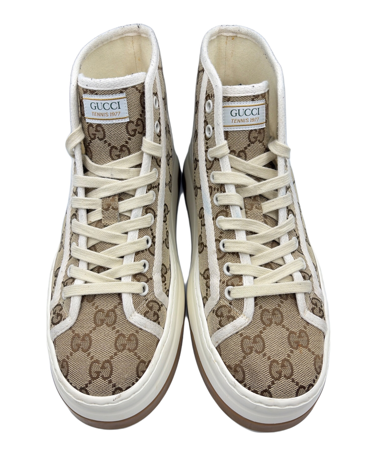 中古・古着通販】GUCCI (グッチ) GGキャンバススニーカー ブラウン
