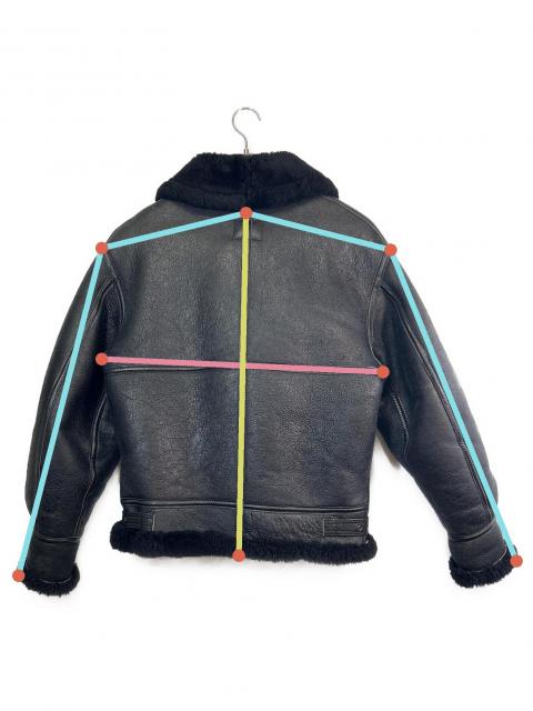 中古・古着通販】AVIREX (アヴィレックス) B-3ジャケット ブラック