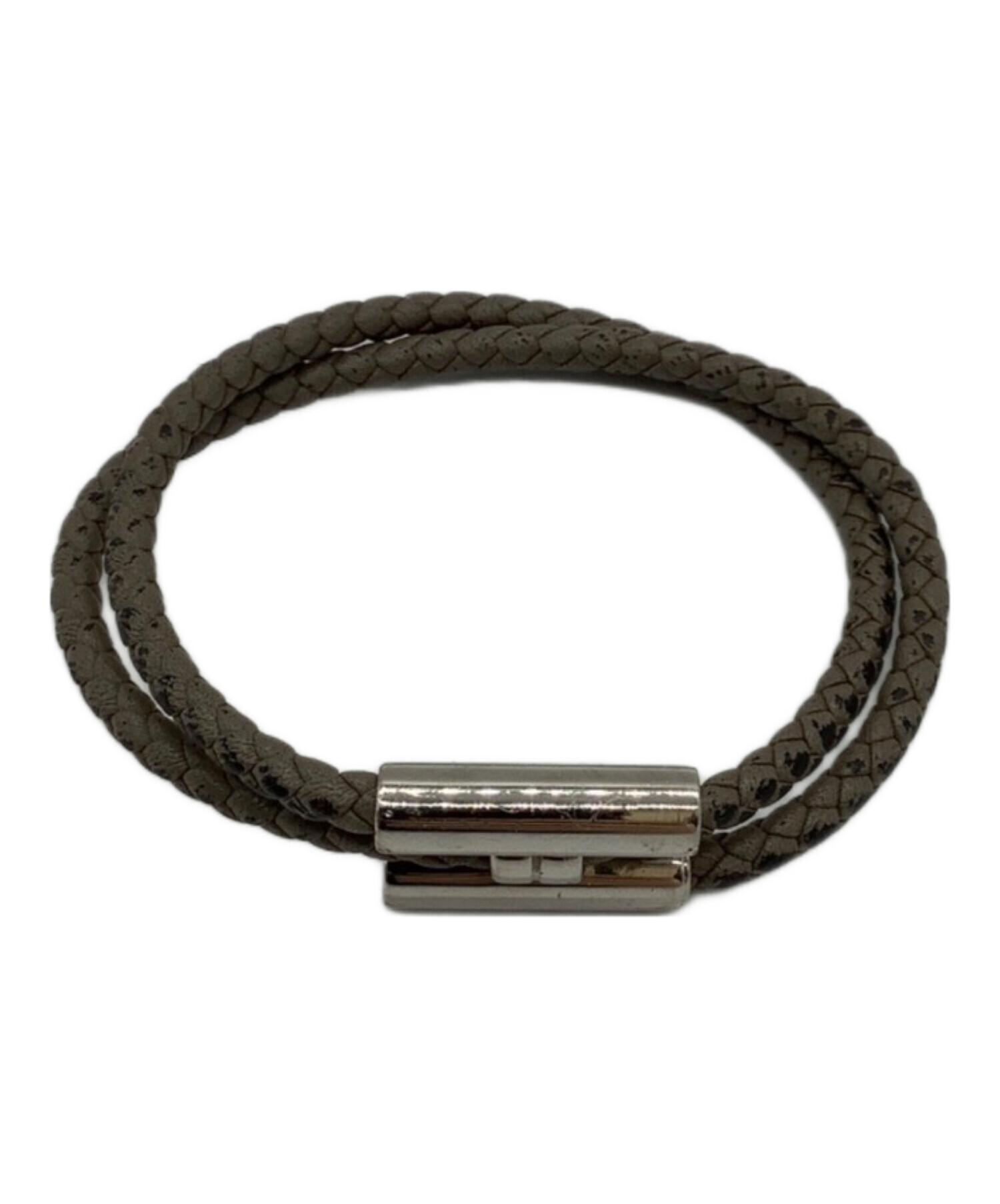 中古・古着通販】HERMES (エルメス) トゥルニ トレッセ グレー 