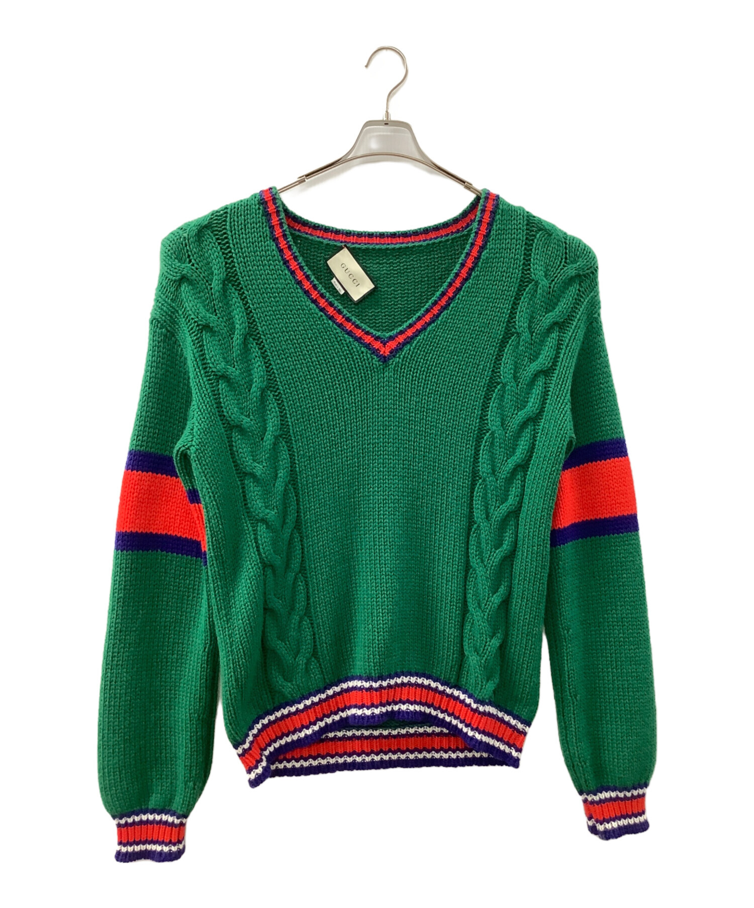 GUCCIGランバスイタリア製トップスグッチ『Vネック長袖 GUCCI(グッチ