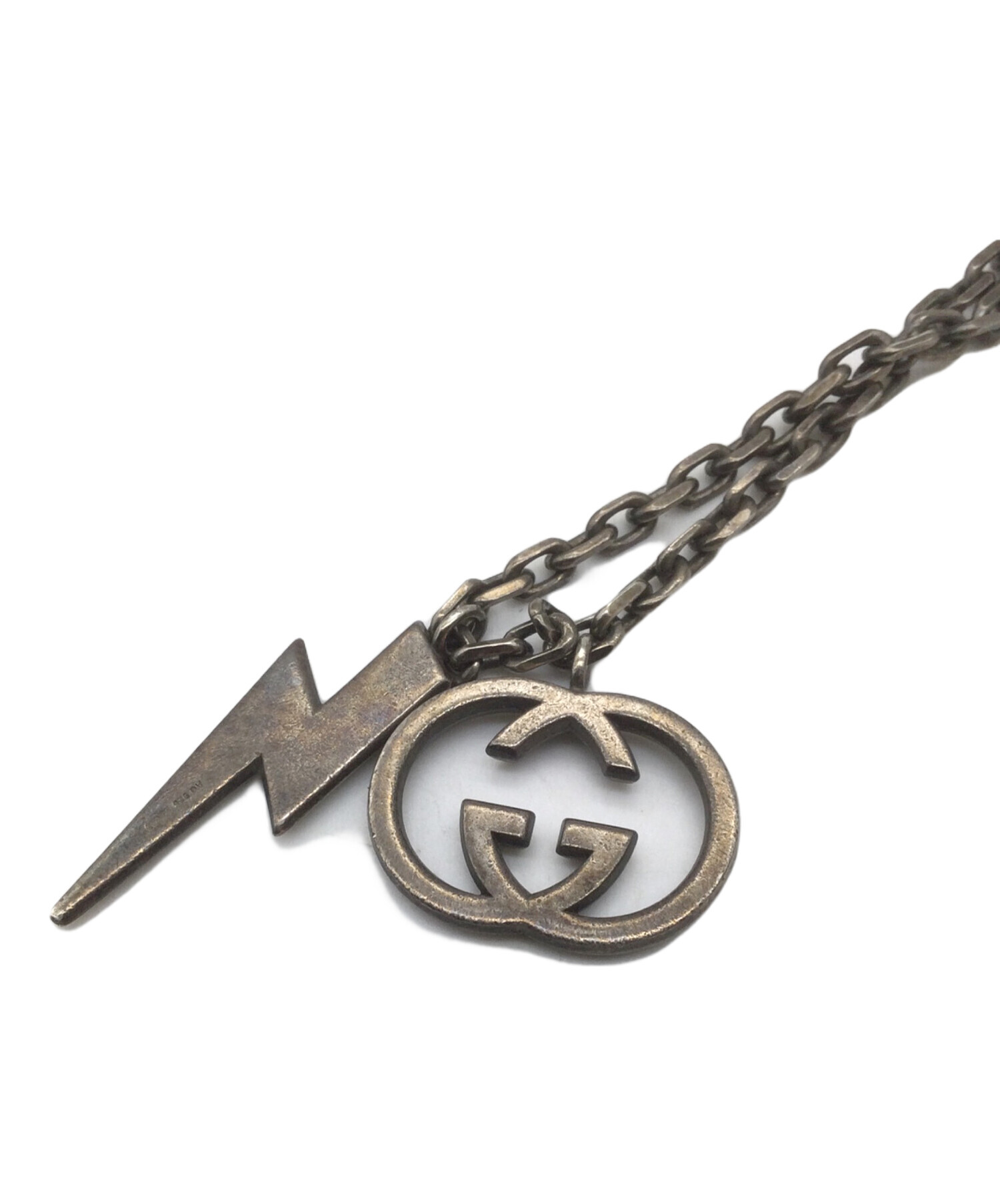 Gucciネックレス 中古・古着通販】GUCCI (グッチ) ライトニングボルトネックレス