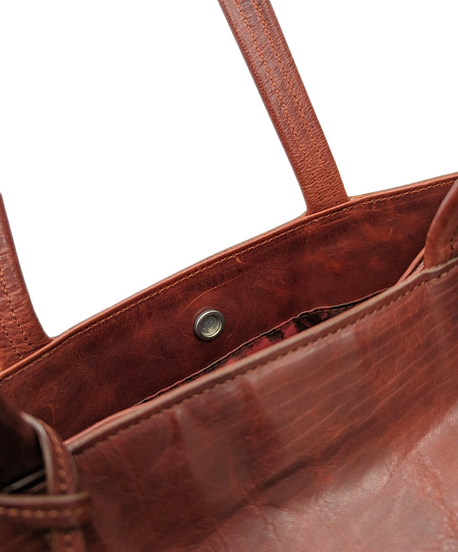 アニアリ　トートバッグ　レザー　ブラウン 中古・古着通販】aniary (アニアリ) レザートートバッグ ブラウン