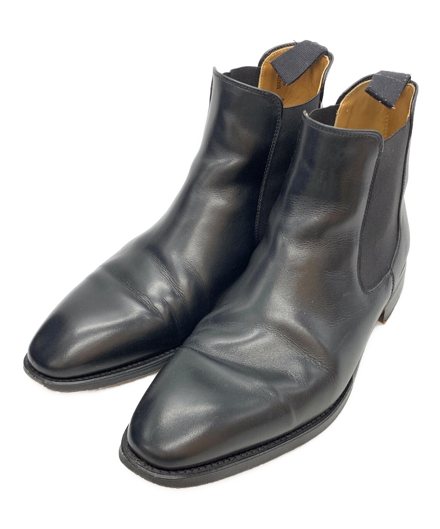 Berwick（バーウィック）サイドゴアブーツ★ブラック★UK6 中古・古着通販】berwick (バーウィック) サイドゴアブーツ