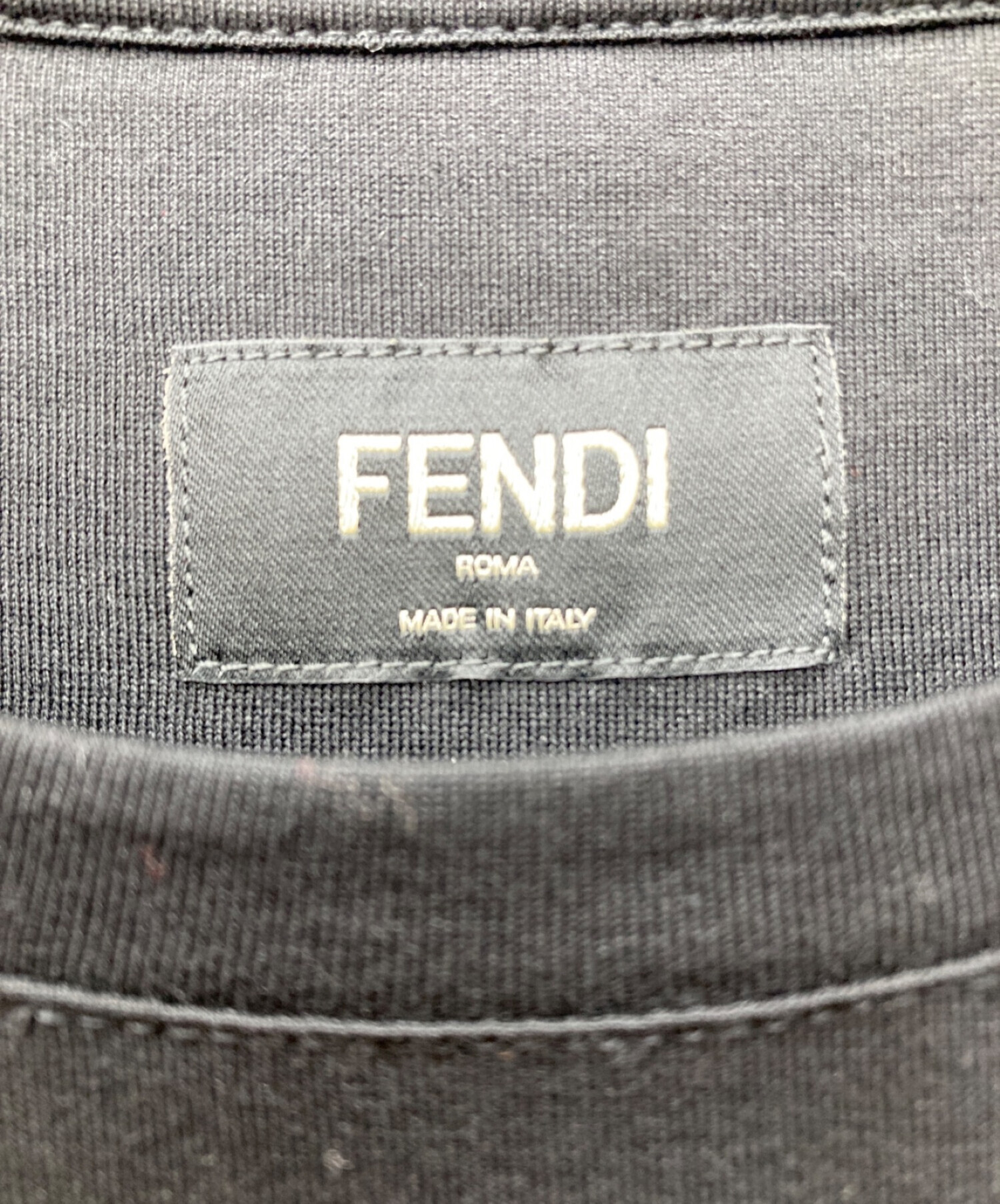 中古・古着通販】FENDI (フェンディ) バグズロゴカットソー ブラック