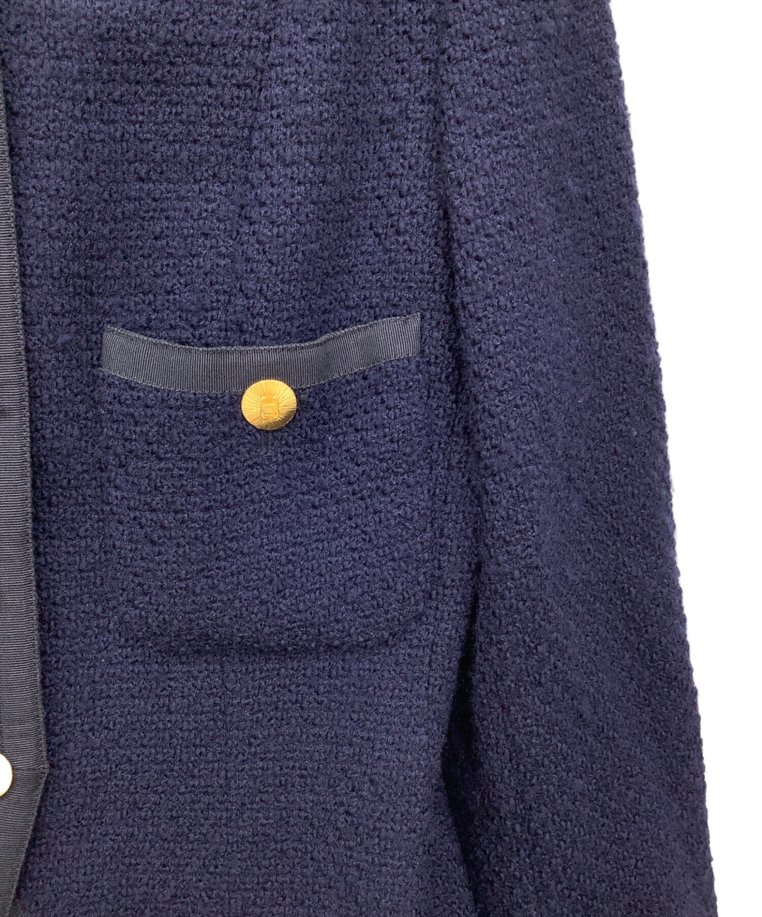 中古・古着通販】CHANEL (シャネル) ヴィンテージツイードジャケット