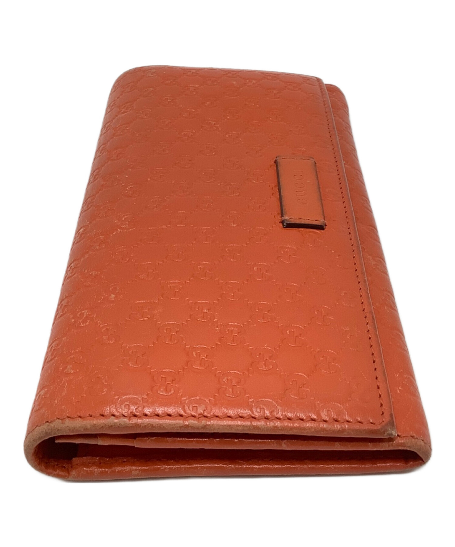 中古・古着通販】GUCCI (グッチ) 長財布 オレンジ｜ブランド・古着通販 