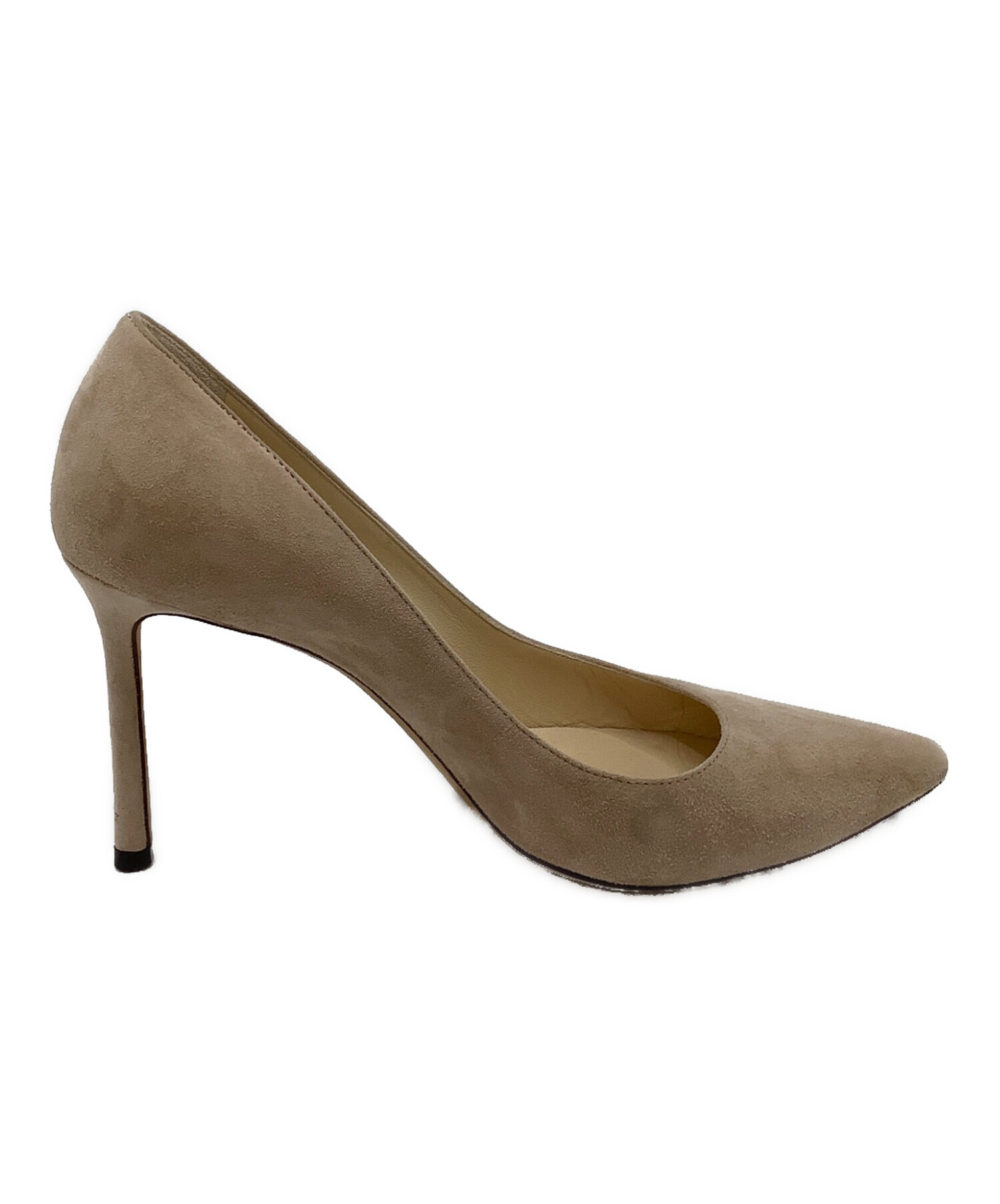 中古・古着通販】JIMMY CHOO (ジミーチュウ) ヒールパンプス ベージュ 