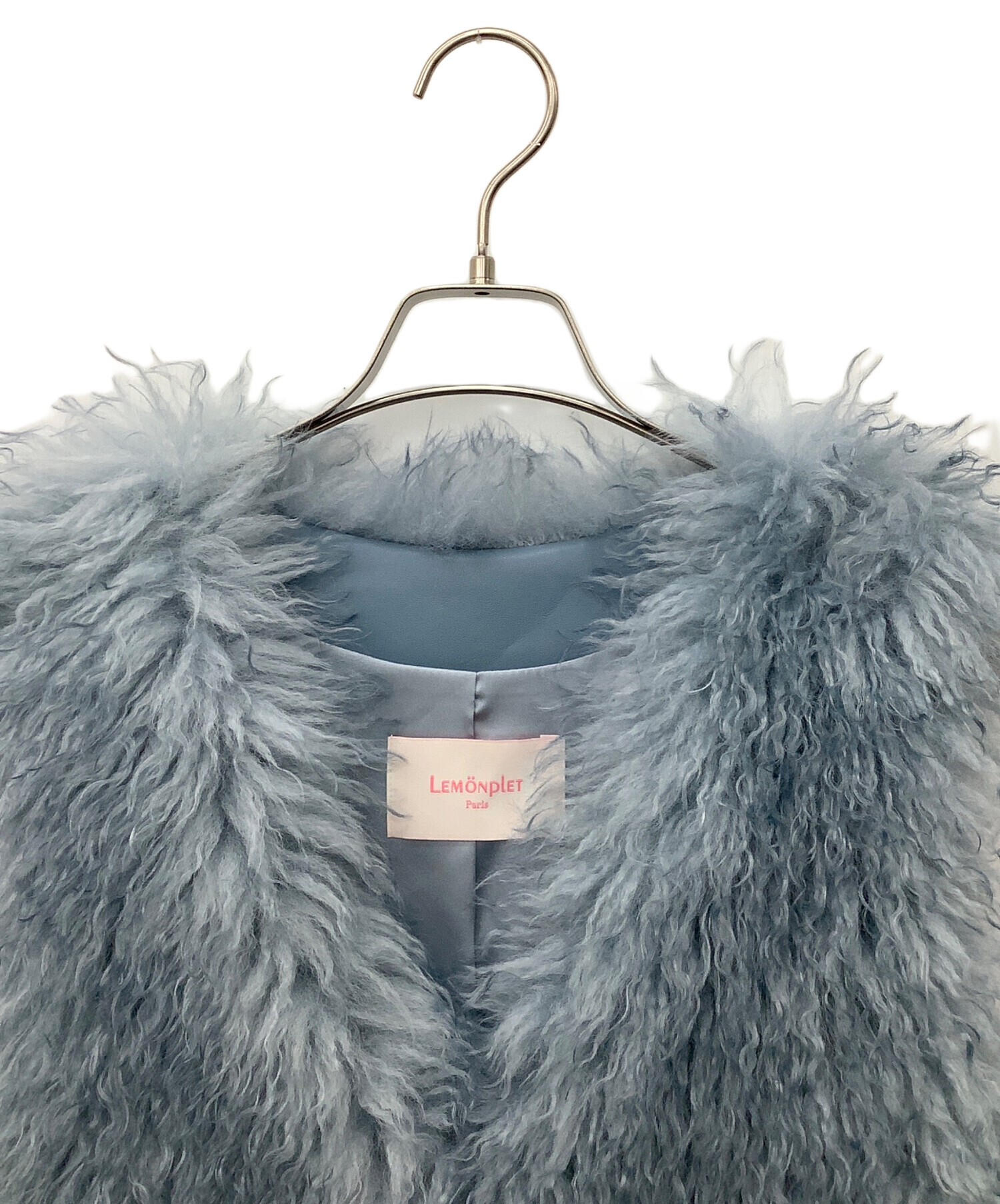 中古・古着通販】LEMONPLET (レモンプレット) エコファーベスト スカイ