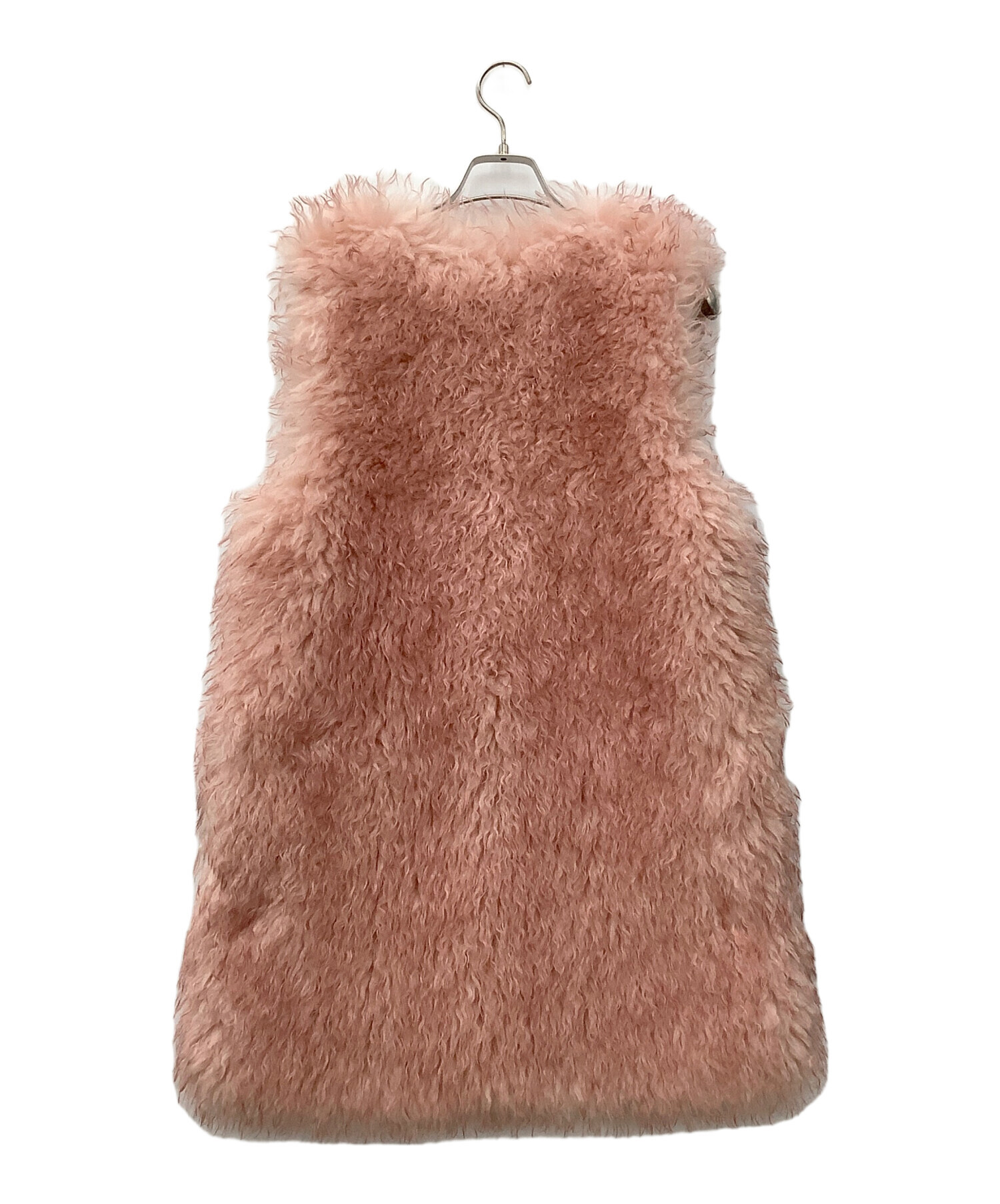 中古・古着通販】LEMONPLET (レモンプレット) エコファーベスト ピンク