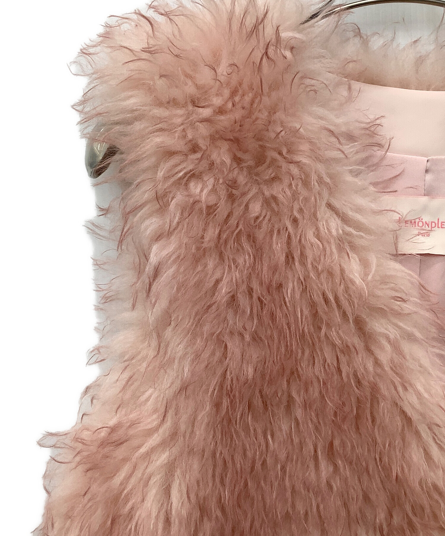 中古・古着通販】LEMONPLET (レモンプレット) エコファーベスト ピンク