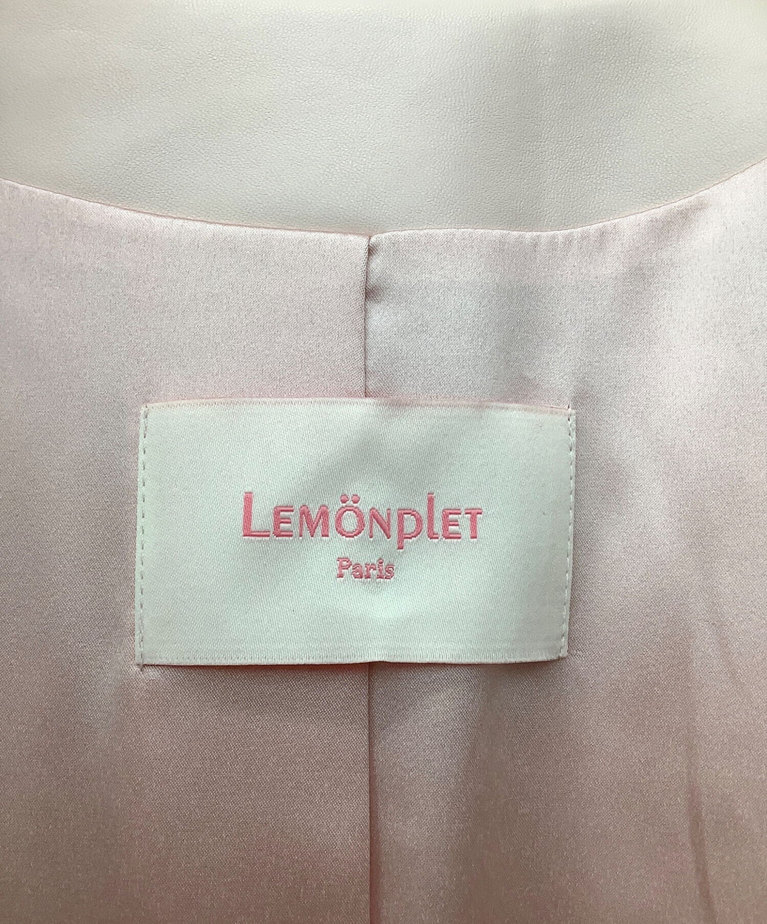 中古・古着通販】LEMONPLET (レモンプレット) エコファーベスト ピンク