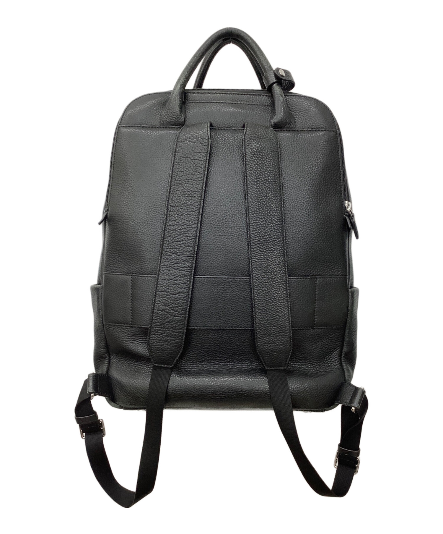 中古・古着通販】TUMI (トゥミ) レザーリュック ブラック｜ブランド