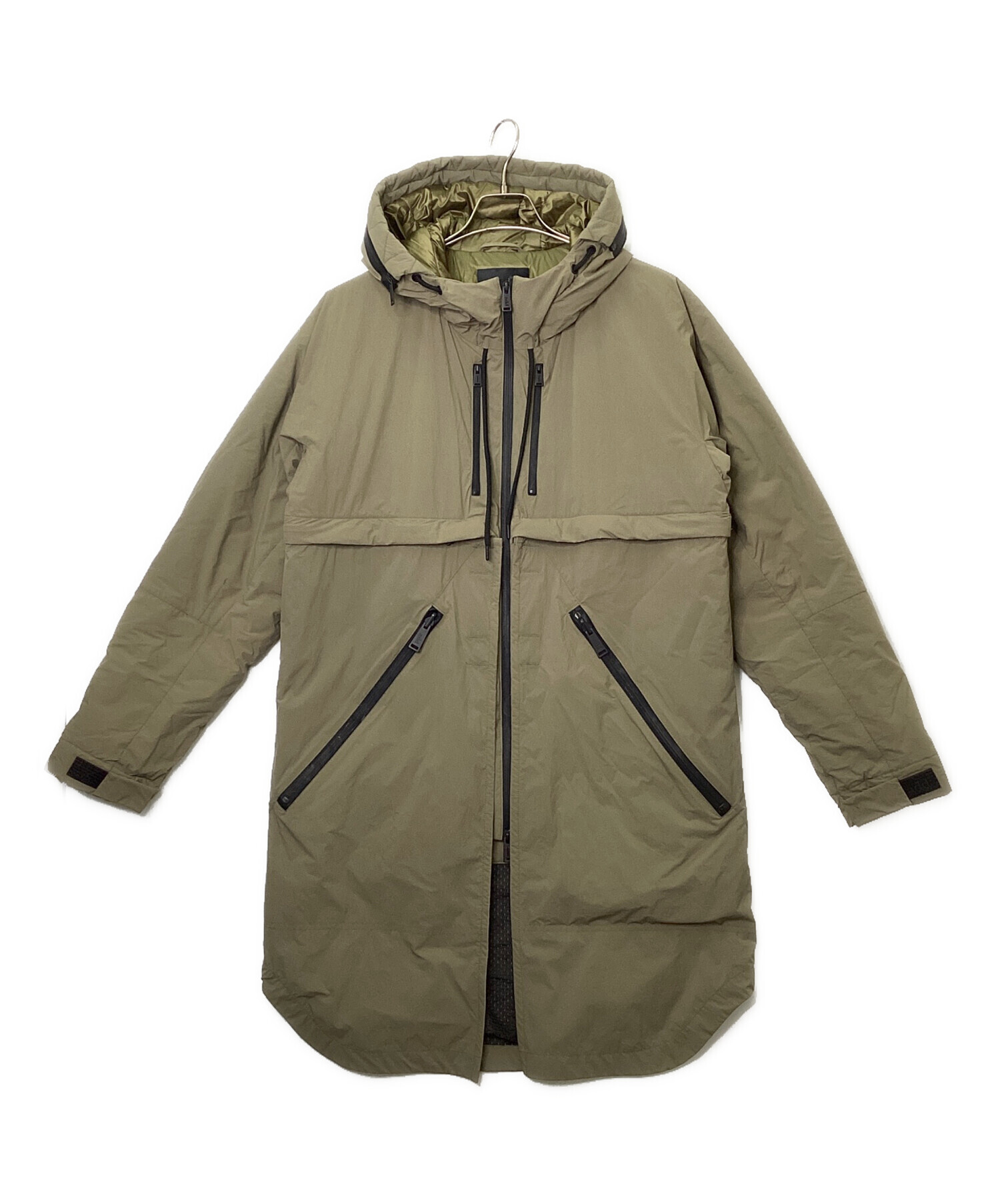 中古・古着通販】ADD (エーディーディー) ナイロンジャケット オリーブ