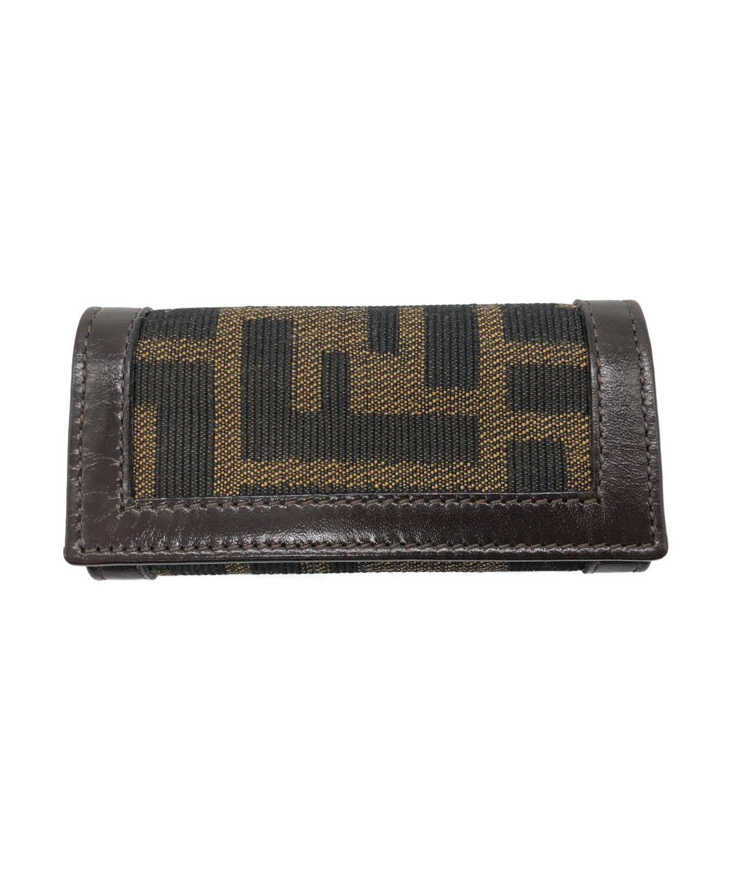 美品　FENDI 4連キーケース ズッカ柄 中古・古着通販】FENDI (フェンディ) 4連キーケース ズッカ 2289 10162