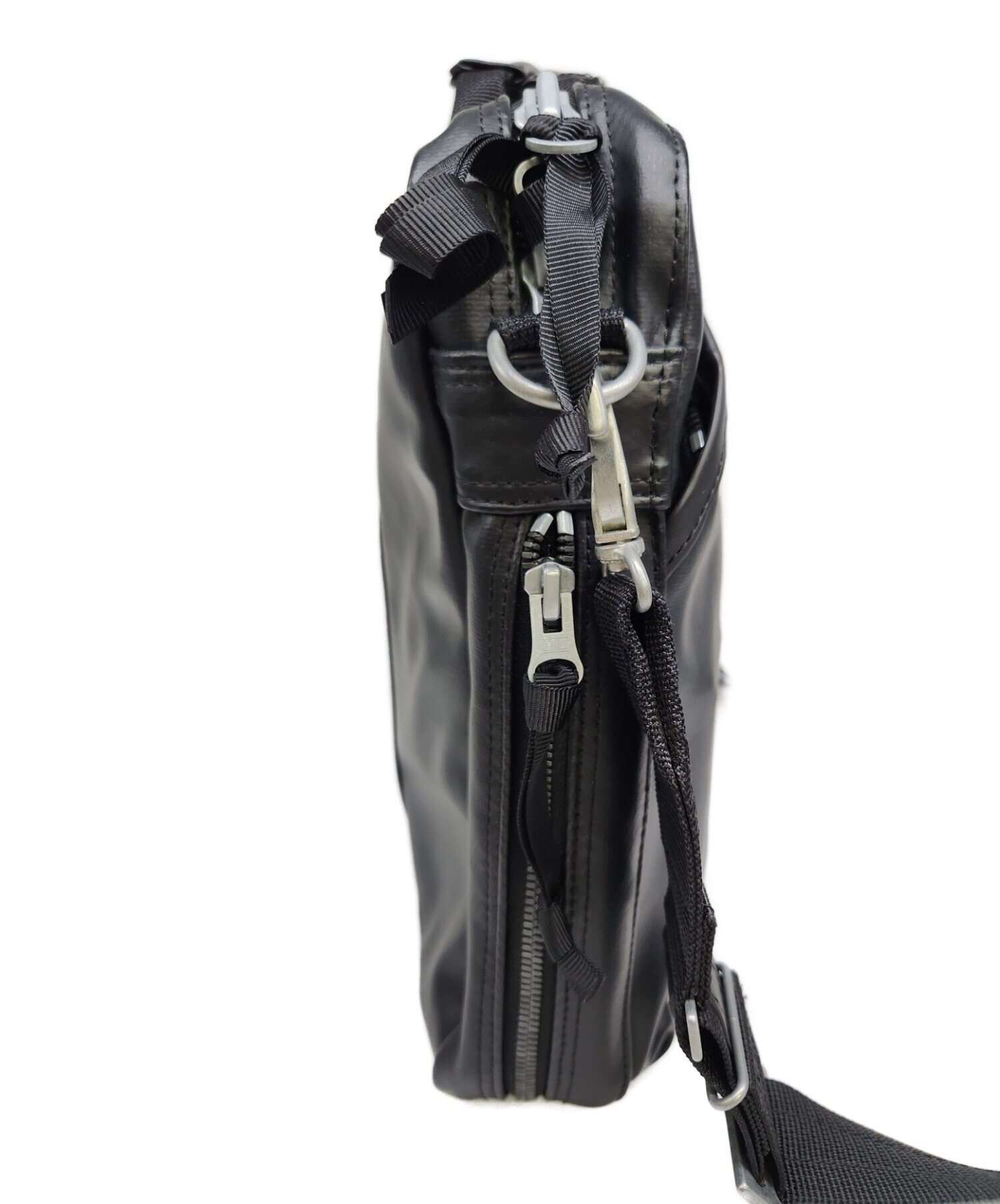 未使用級✨LUGGAGE LABEL 2way ブリーフケース　ブラック　ブルー 中古・古着通販】LUGGAGE LABEL (ラゲッジ レーベル) 2WAYブリーフ