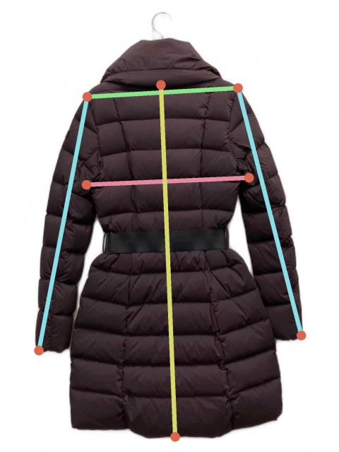 お得✨TATRAS アゴーニャ　女優襟　ベルト付　ダウンコート　ブラウン S 中古・古着通販】TATRAS (タトラス) アゴーニャ/ベルト付ロングダウン