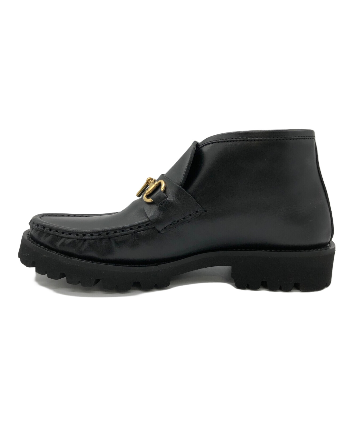 中古・古着通販】CAMINADO (カミナンド) MID CUT BIT LOAFERS BLACK 