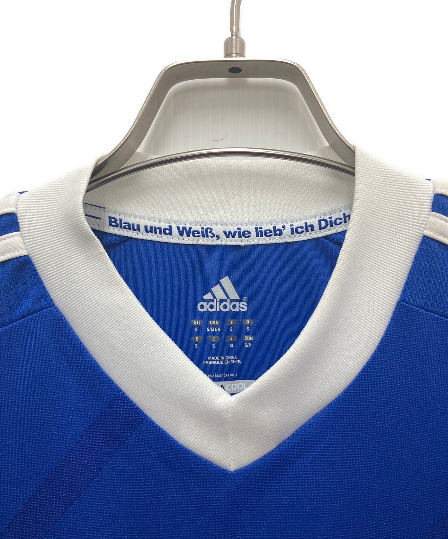 中古・古着通販】adidas (アディダス) ゲームシャツ ブルー サイズ:M 