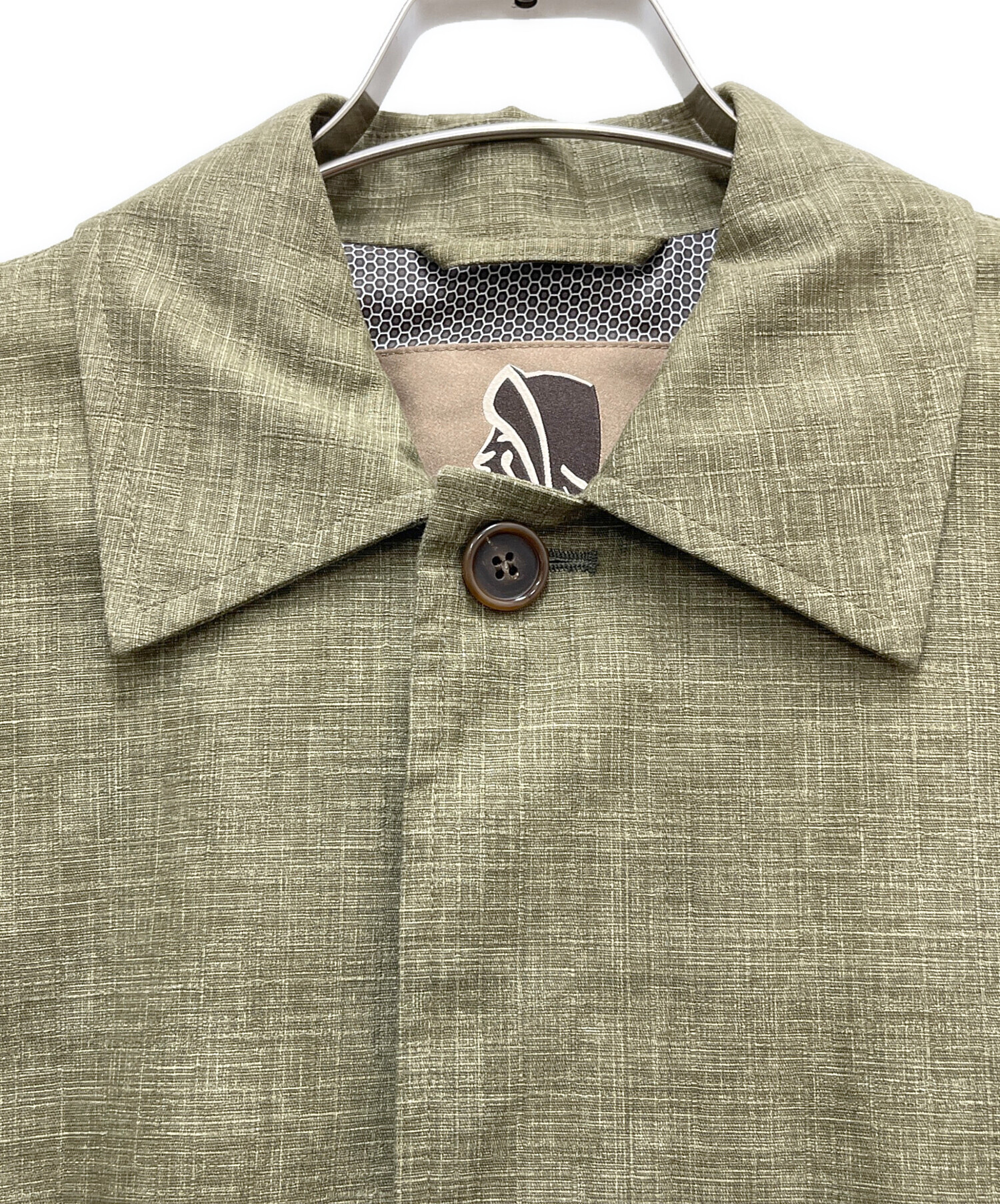 中古・古着通販】Sealup (シーラップ) ステンカラーコート オリーブ