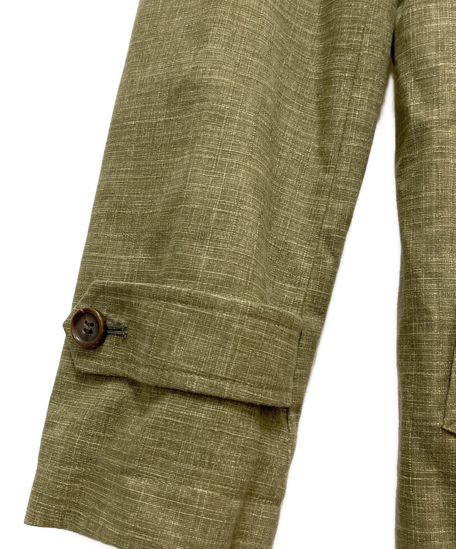 入手困難✨ シーラップ ステンカラーコート メンズ メンズ カジュアル オリーブ 中古・古着通販】Sealup (シーラップ) ステンカラーコート オリーブ