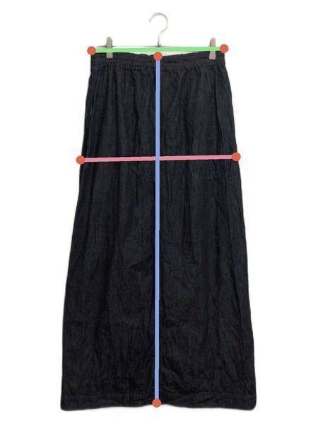 Needles ネイビー ロングスカート 中古・古着通販】Needles (ニードルズ) 別注ロングスカート ネイビー