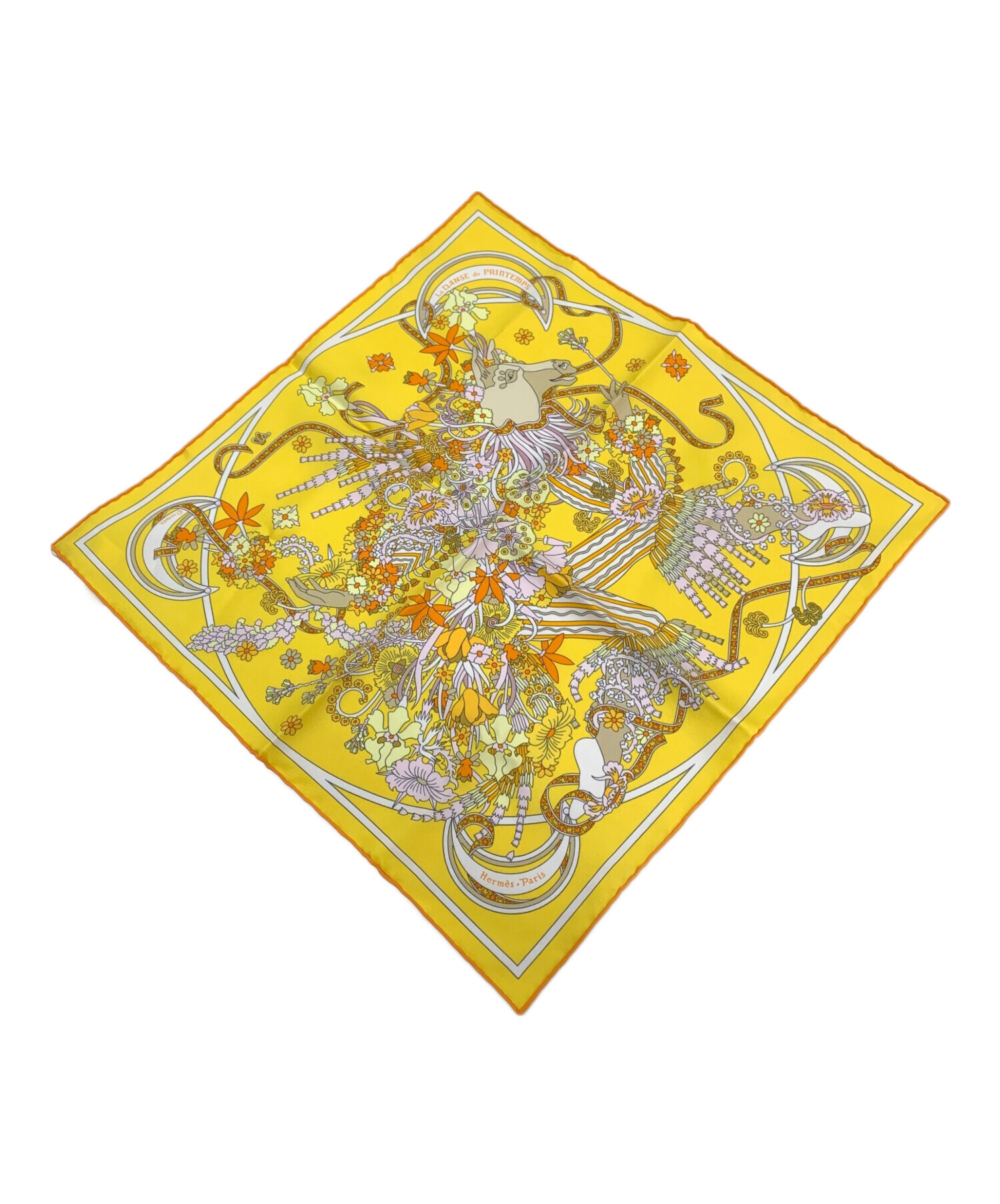 ◇エルメス◇シルク/スカーフ/プチカレ/ガブロッシュ/ケリーアンペルル