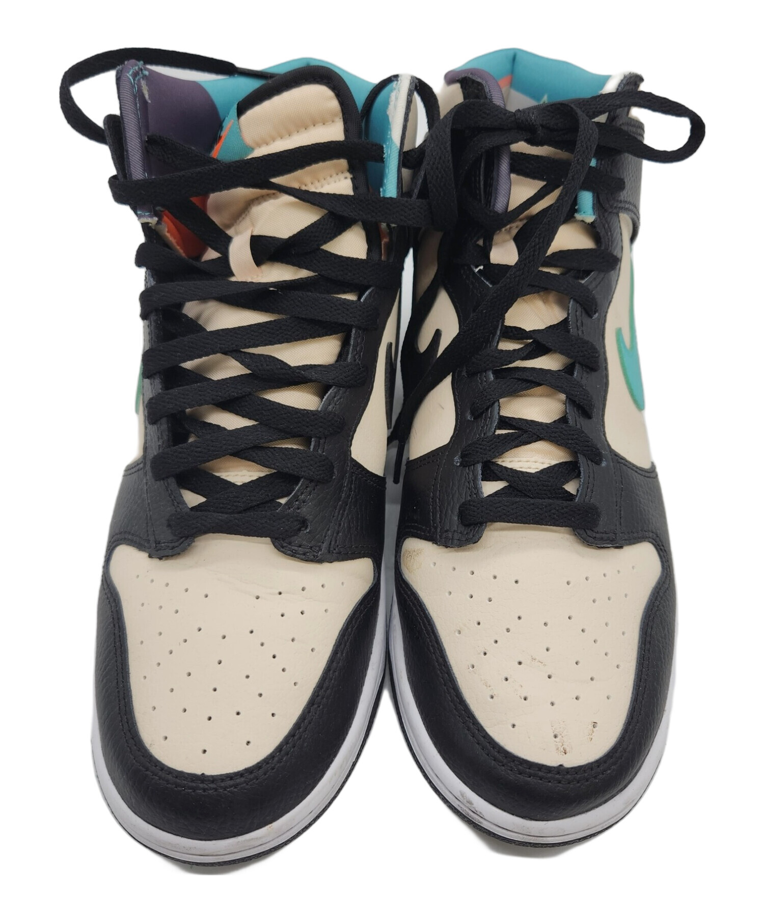 中古・古着通販】NIKE (ナイキ) ハイカットスニーカー ベージュ