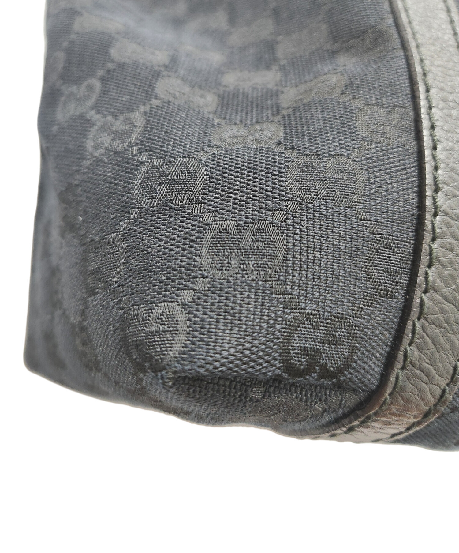 GUCCI グッチ シェリーライン トートバッグ デニム レザー 73983 GUCCI 