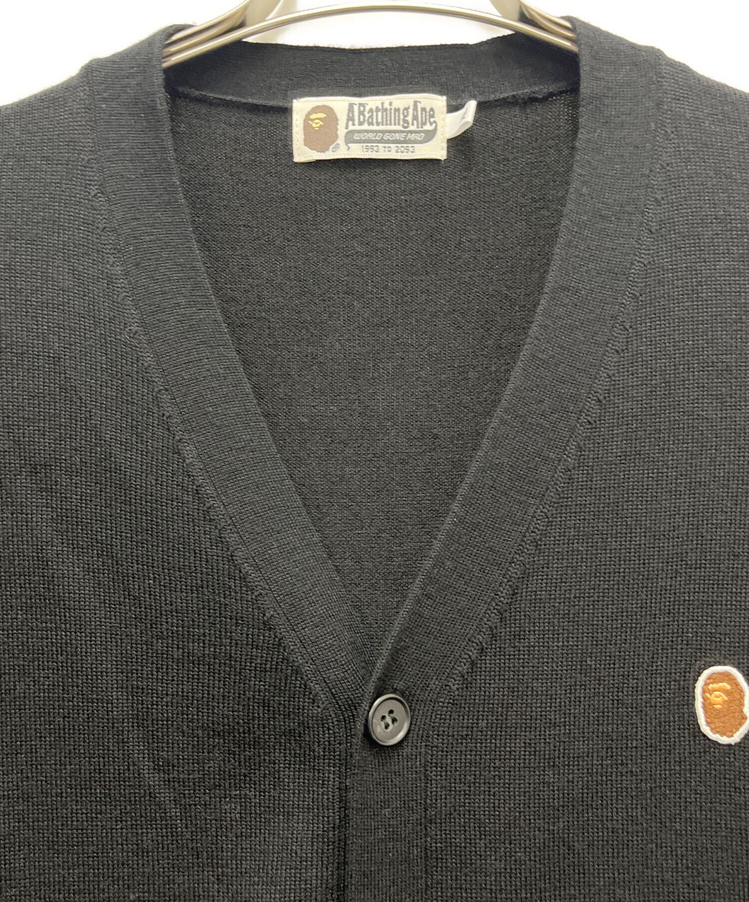 A BATHING APE エイプ カーディガン カーディガン BAPE KNIT CARDIGAN 1K30－120