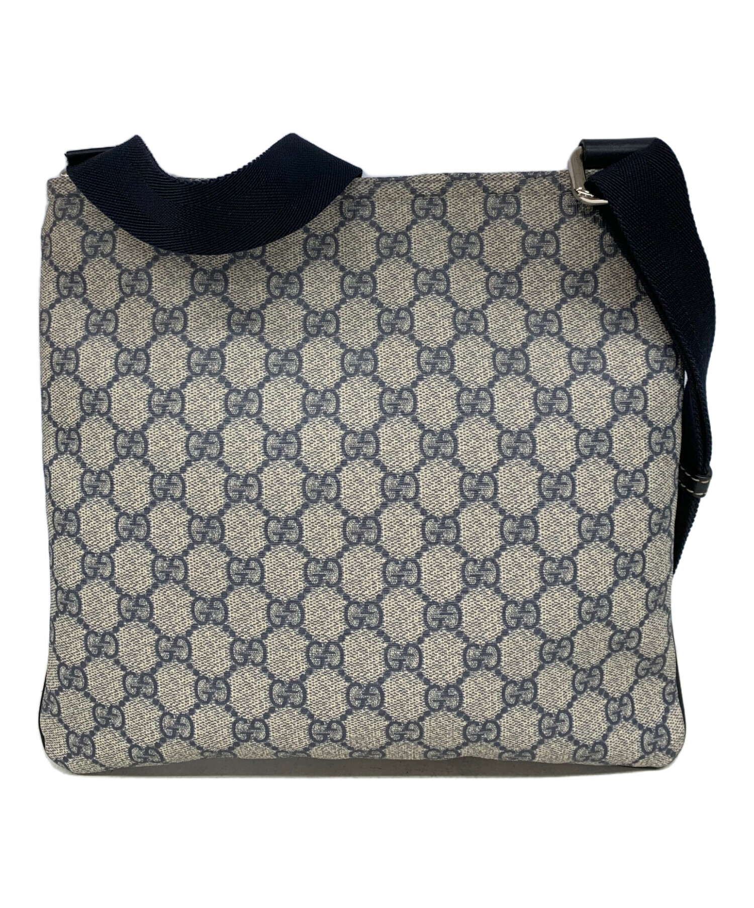 GUCCI GGパターン ショルダーバッグ ネイビー/アイボリー Gucci GGパターン ショルダーバッグ ネイビー⁄アイボリー