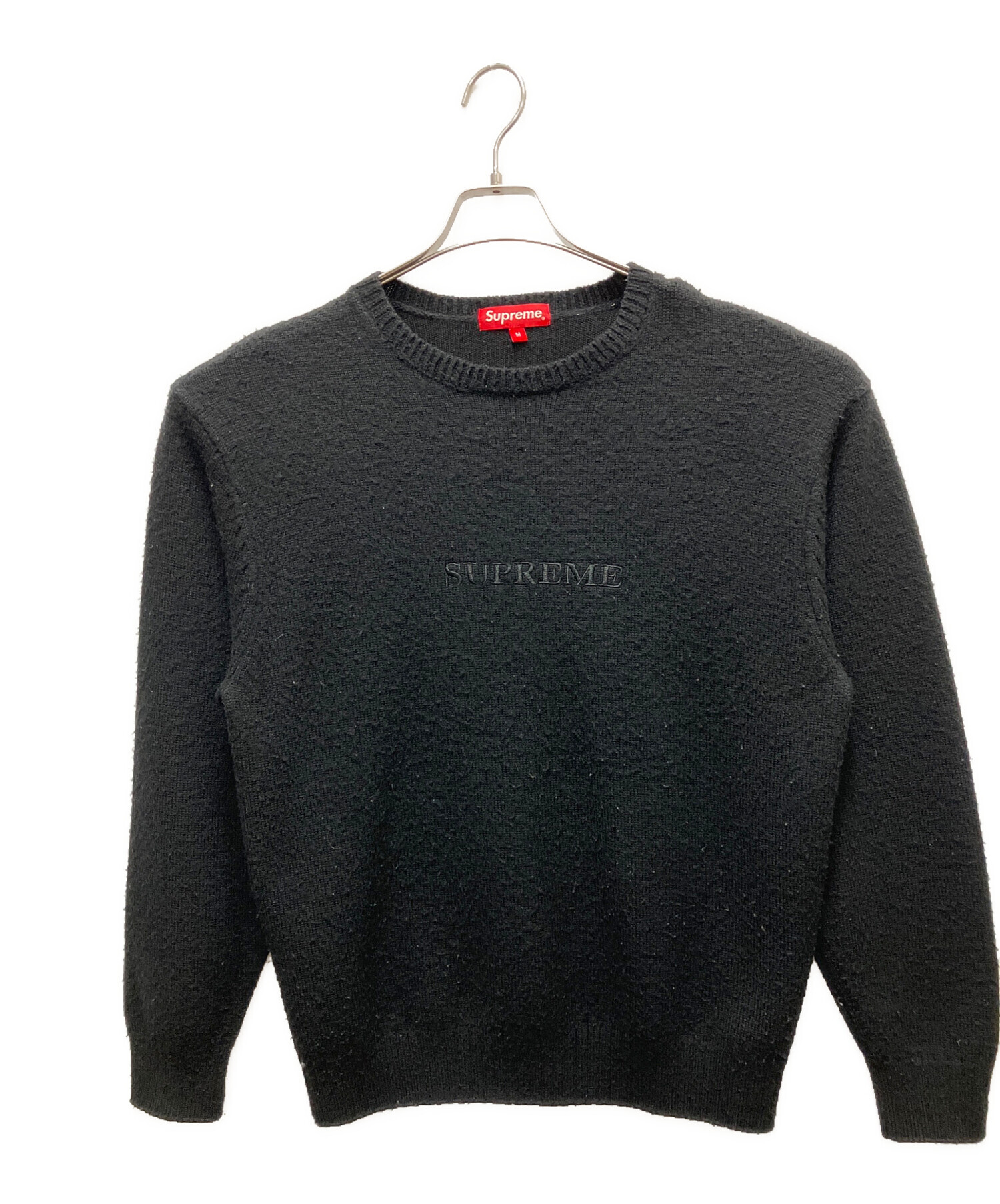 中古・古着通販】SUPREME (シュプリーム) ブラッシュドニット ブラック 
