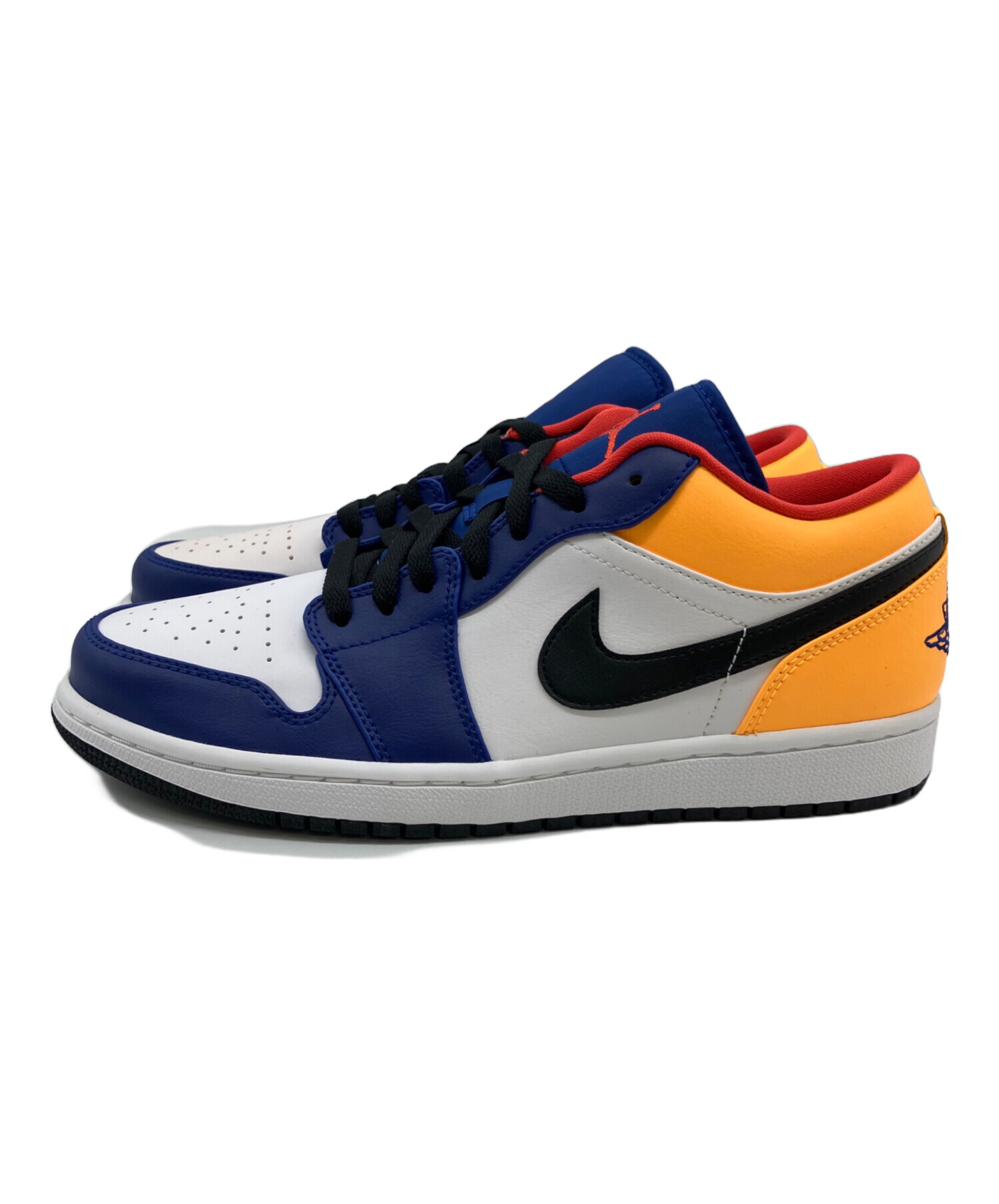 中古・古着通販】NIKE (ナイキ) スニーカー ホワイト×ブルー×オレンジ 