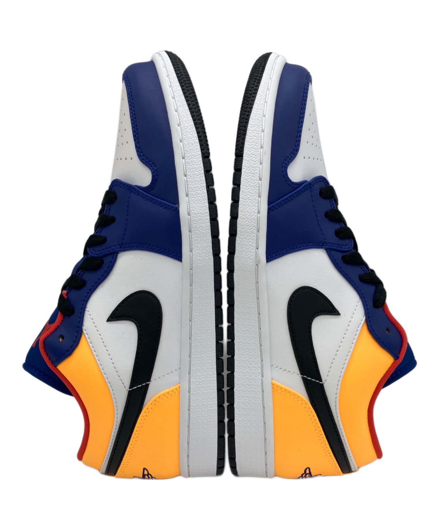 中古・古着通販】NIKE (ナイキ) スニーカー ホワイト×ブルー×オレンジ 