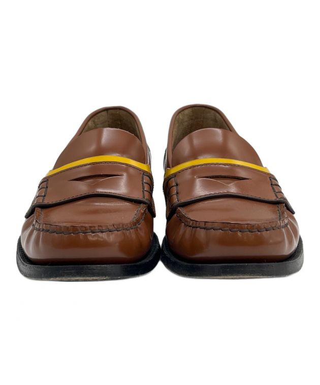 中古・古着通販】PRADA (プラダ) ローファー ブラウン サイズ:SIZE 6 1