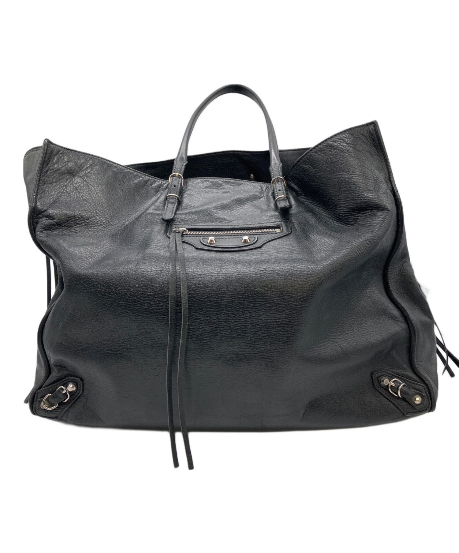 BALENCIAGA バレンシアガ ミニペーパー バッグ ブラック 黒 【公式通販】