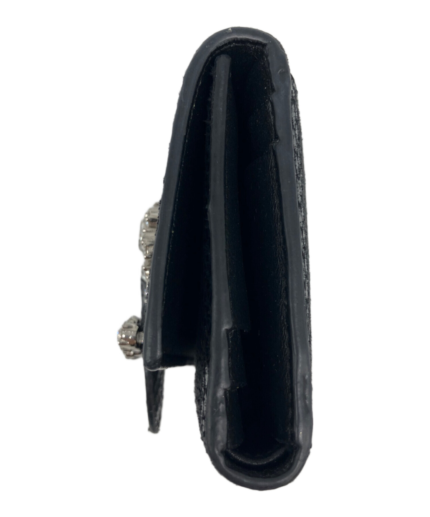 中古・古着通販】JIMMY CHOO (ジミーチュウ) 3つ折り財布 ブラック