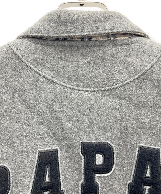 パパス　スタジャン 中古・古着通販】PAPAS (パパス) スタジャン グレー×ブラック サイズ