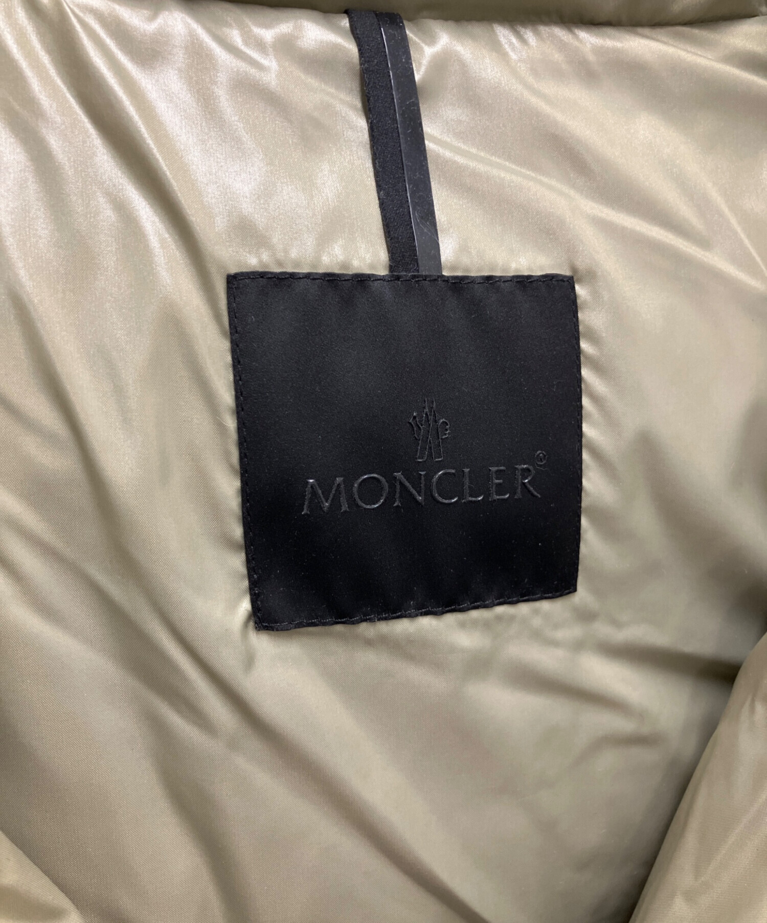 中古・古着通販】MONCLER (モンクレール) ダウンジャケット ベージュ