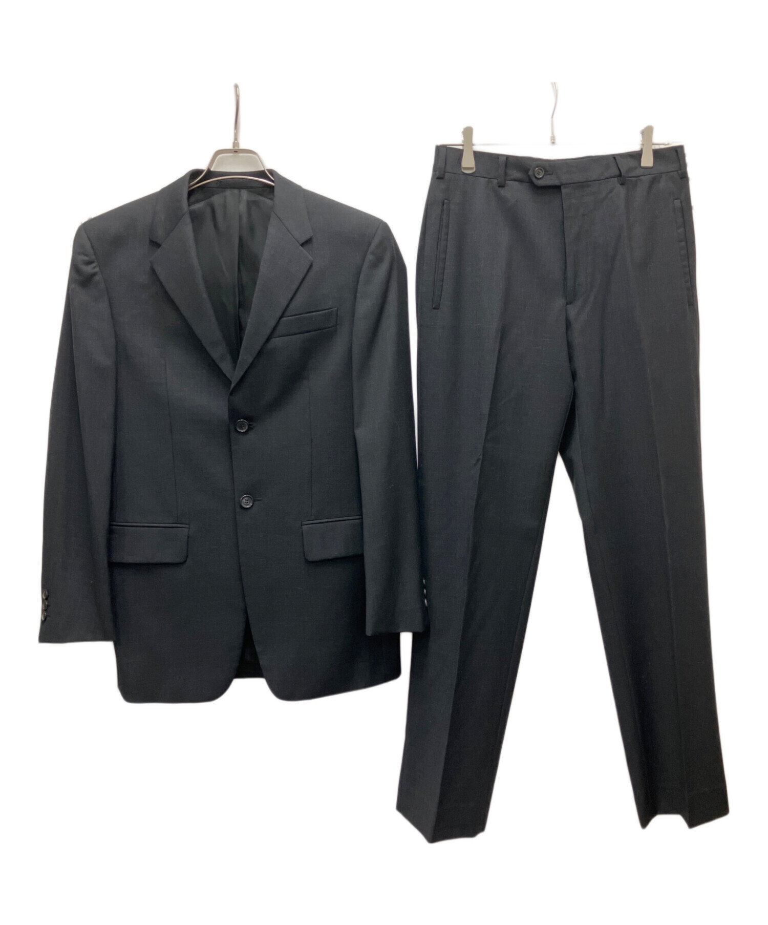 中古・古着通販】PRADA (プラダ) セットアップスーツ ネイビー サイズ