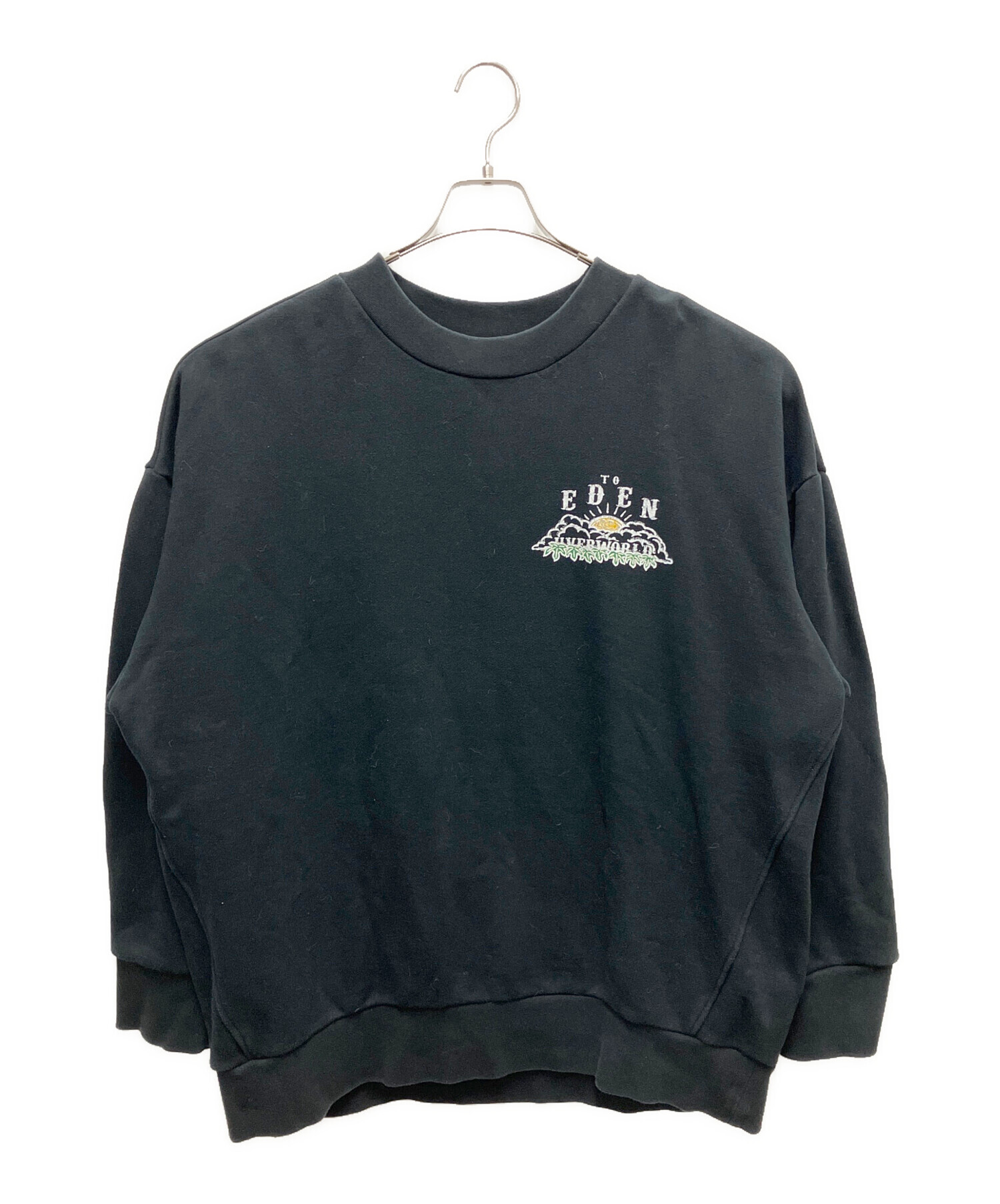 美品 UVERworld EDEN【サイズ 1】オーバーサイズ スウェット 黒色 中古・古着通販】UVERworld EDEN (ウーバーワールド) スウェット