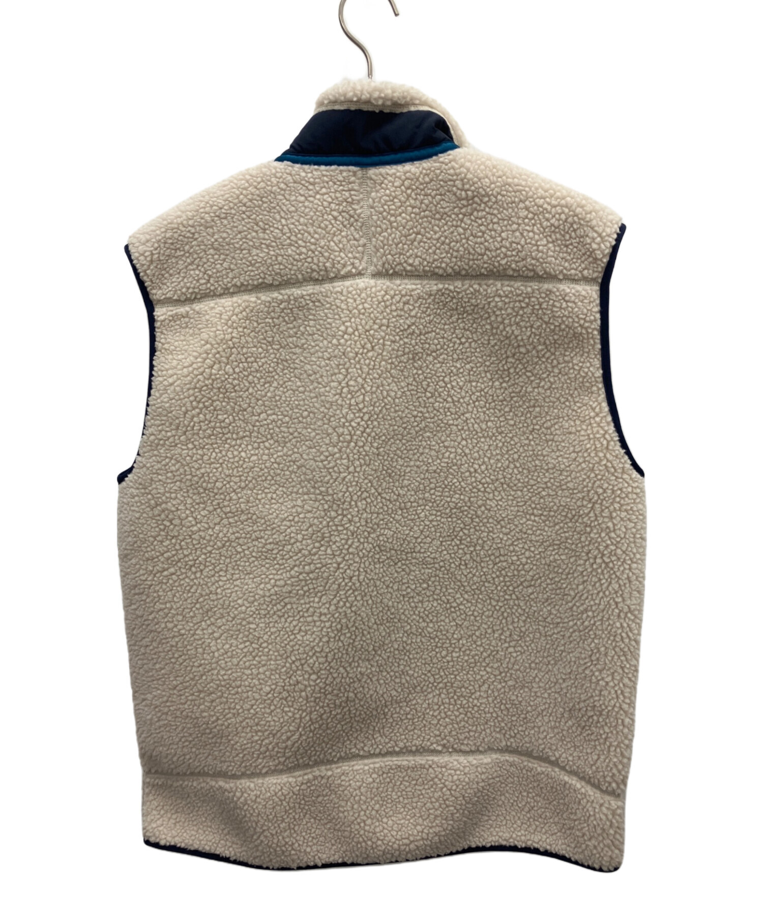 【美品】patagonia レトロX ベスト ベージュ/ネイビー patagonia パタゴニア 90s USA製 PEF表記 Retro-X Vest レトロX