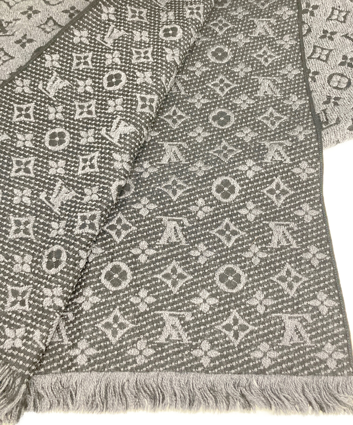 中古・古着通販】LOUIS VUITTON (ルイ ヴィトン) マフラー ネイビー