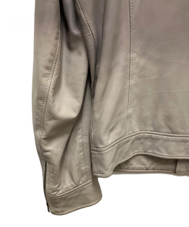 中古・古着通販】DIESEL (ディーゼル) レザージャケット グレー サイズ